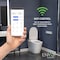 Anzzi Echo Elongated Smart Toilet Bidet in White with Auto Open, Auto Flush, Voice and Wifi Controls TL-ST950WIFI-WH - alternate 5